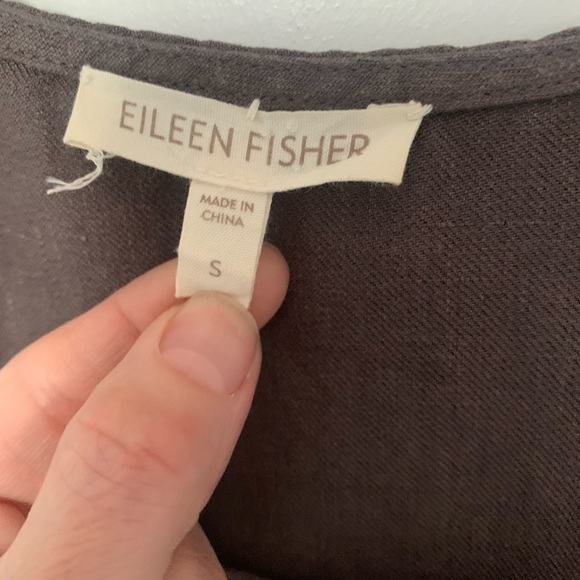 Eileen Fisher taupe linen dress Size S - Picture 2 of 5